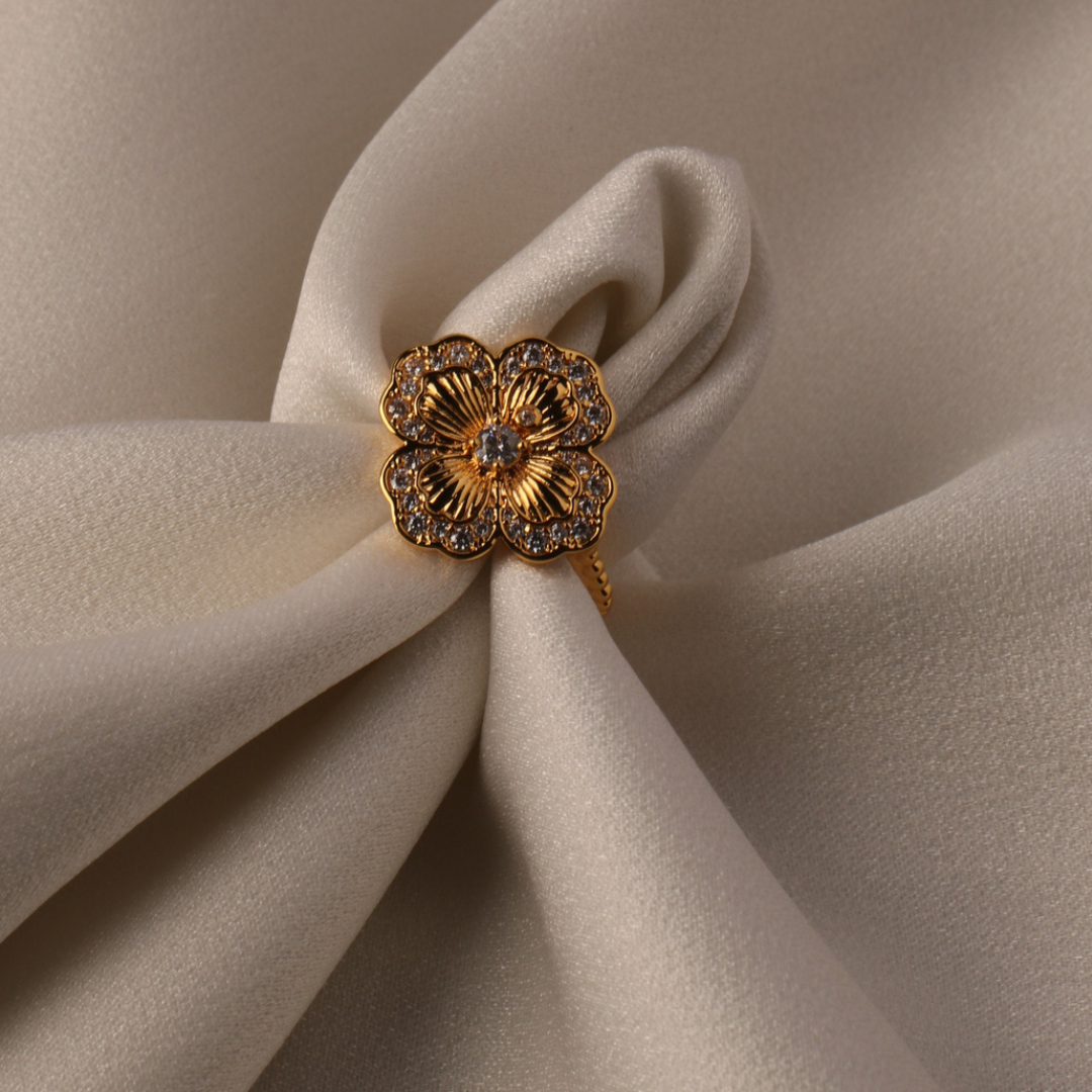 Golden Flora Ring
