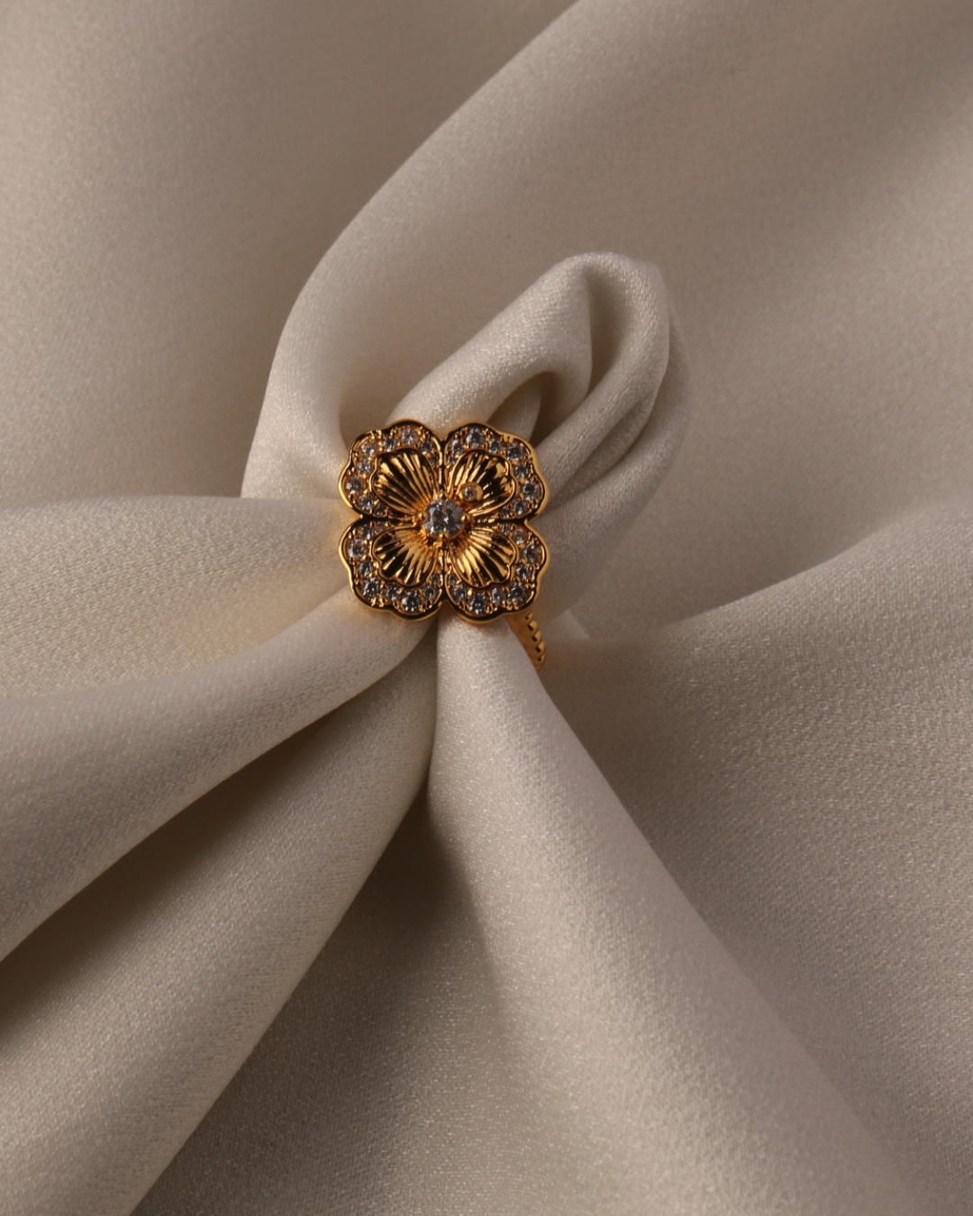 Golden Flora Ring