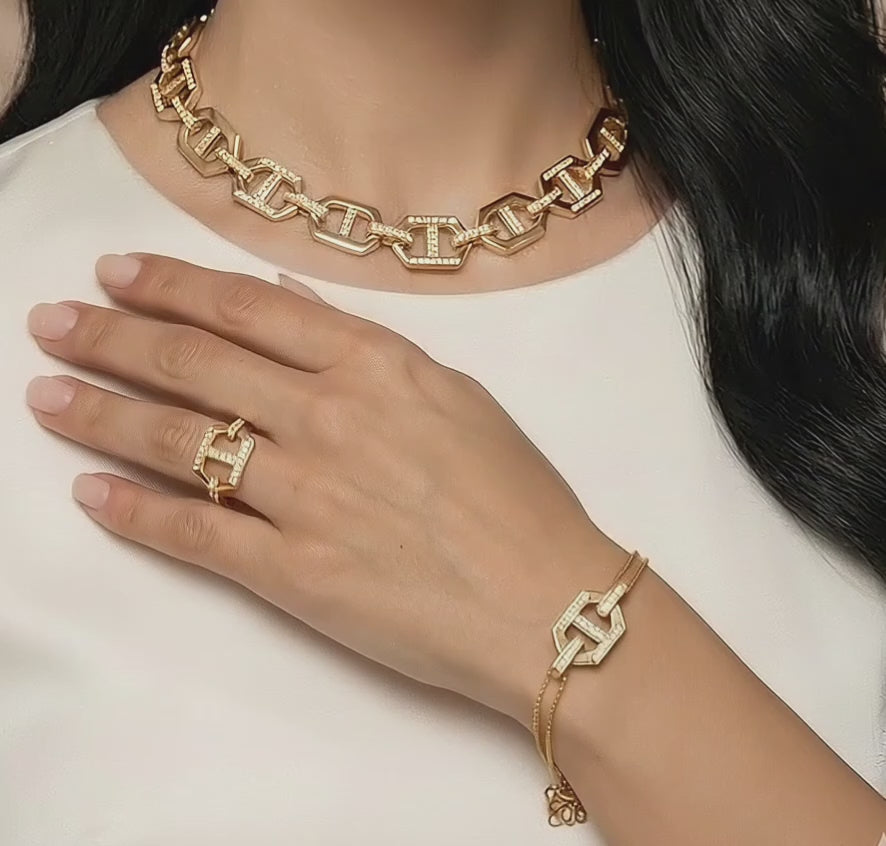 Golden Links - 1 Link Bracelet