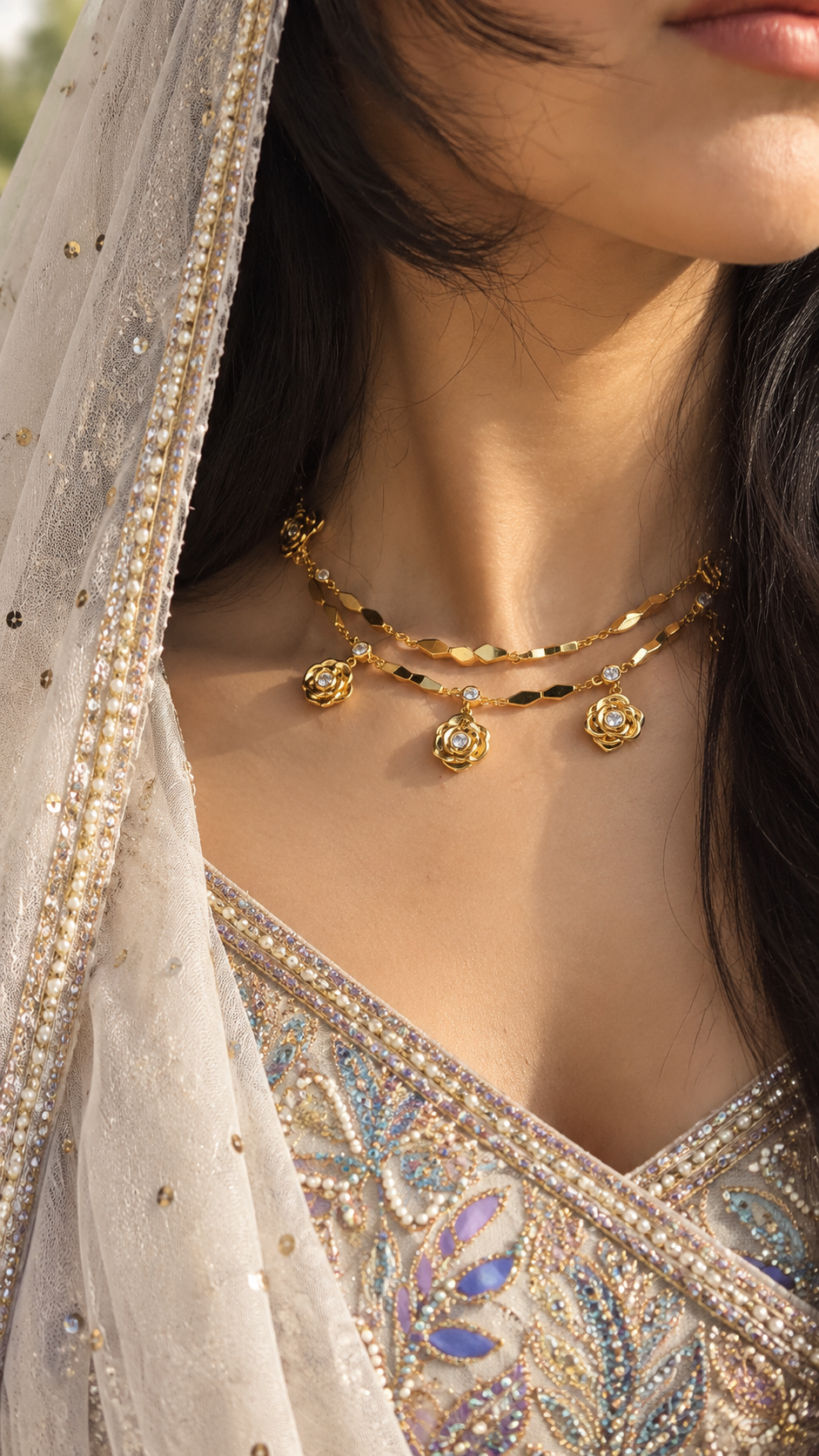 Shahad Double Layer Choker