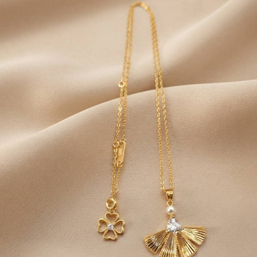 Rosa short necklace by Ritzy