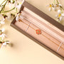 The Love Flower rhodochrosite bracelet, 18K gold plated