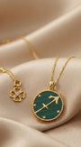 Sagittarius zodiac necklace by Ritzy