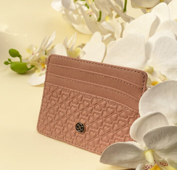 RITZY CLASSIC CARDHOLDER - NUDE PINK