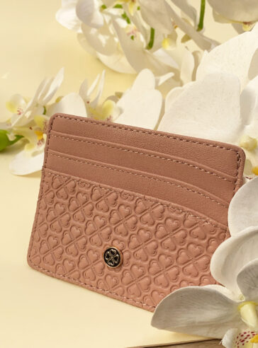 RITZY CLASSIC CARDHOLDER - NUDE PINK