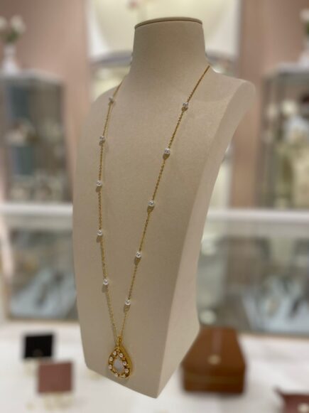 DANA - 1 Pearl long necklace
