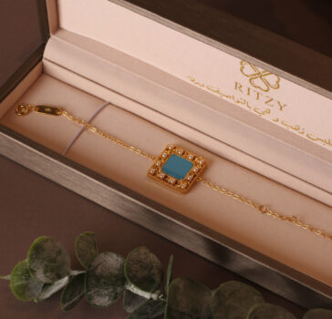 DANA - Square Turquoise  Bracelet
