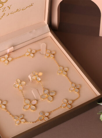Special offer - bloom 10 flowers necklace & earrings