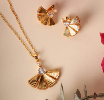 ROSA - necklace & earrings set