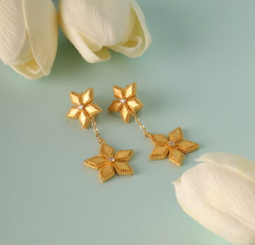 Special offer - stella long golden earrings