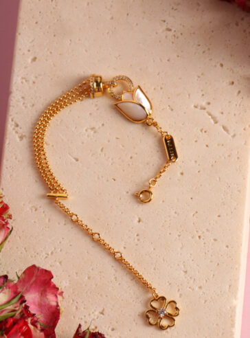 THE LOVE - GOLDEN PEARLS - bracelet