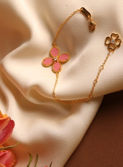 Bloom - Pink Turquoise Bracelet