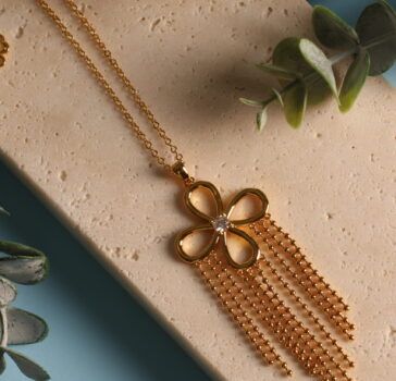 The Golden Bloom Long Necklace