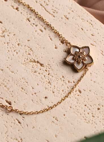 JORY - 1 flower ( pearl ) bracelet