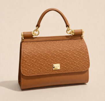 Ritzy classic Handbag - CAMEL color
